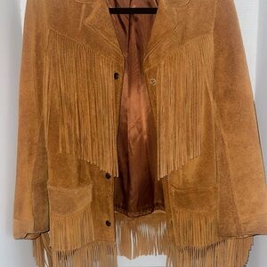 Vintage Lariat Tobacco Genuine Suede Western Jacket